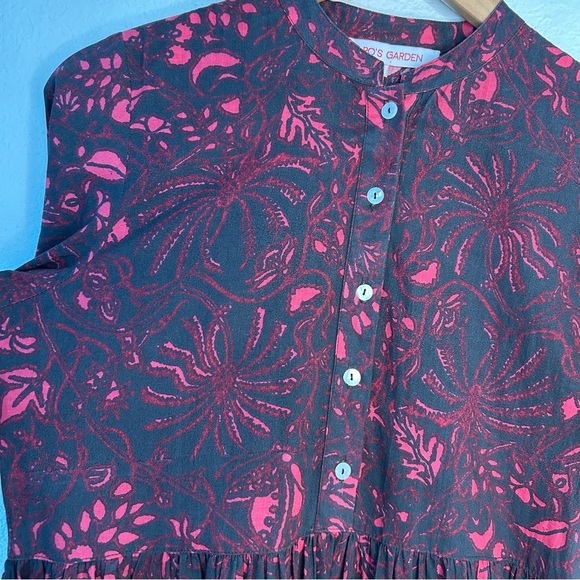 Ro’s Garden tiered printed dress extra small - Picture 3 of 16